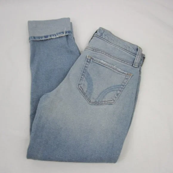 Hollister Cropped Jeans size 00R, W23 L25 NEW - Picture 12 of 12